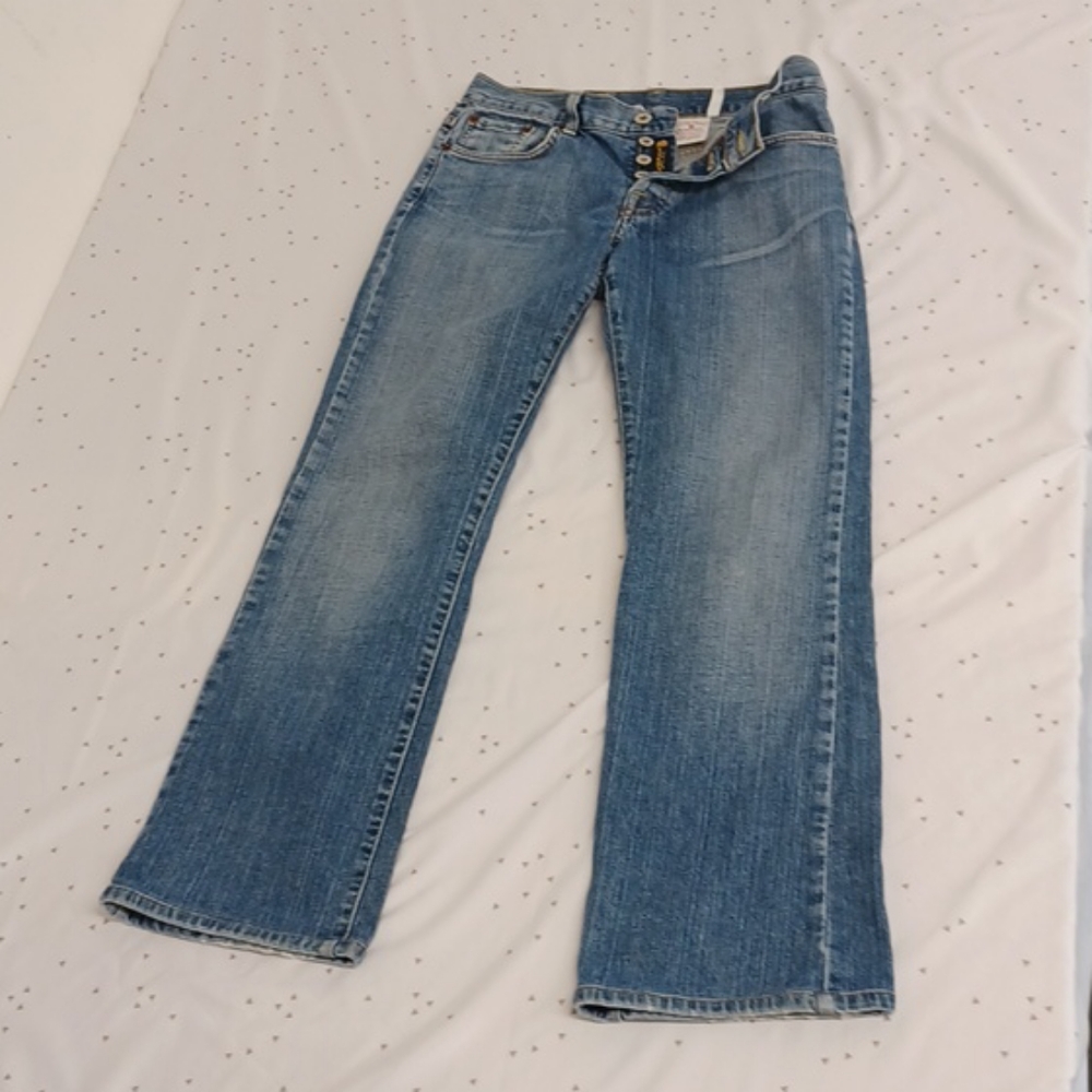 Lucky Brand Dungarees Button Fly Womens Jeans Sz 4 Easy Rider D